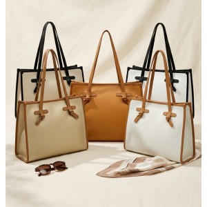 Lara Cow Leather Work Tote Bag Lara Cow Leather Work Tote Bag