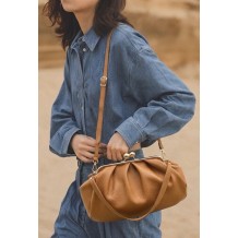 Brunella Frame Cow Leather Bag
