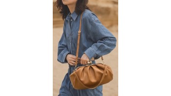 Brunella Frame Cow Leather Bag