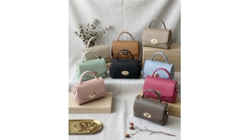 Venezia Cow Leather Top Handle Crossbody Bag