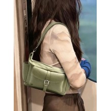 Delvira Pocket Cow Leather Shoulder Bag