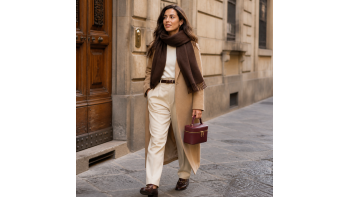 Marzia Structured Leather Vanity & Crossbody Bag