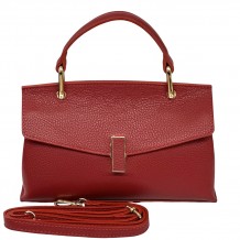 Casimira Sac Compact en Cuir Italien avec Rabat Enveloppe et Poignée