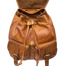 Mochila de Piel Lavada Marinella