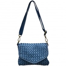 Bellavia Bolso Bandolera de Cuero Trenzado
