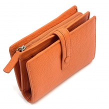 Flora leather wallet