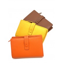 Flora leather wallet
