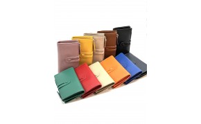 Mirello Cow Leather Zip Wallet