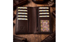 Bernardo V Italian Cow Leather Wallet