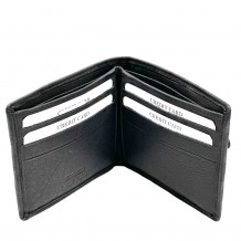 Portefeuille en cuir de vachette Lino Zip
