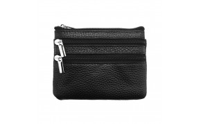 Multi Zip Leather Coin Wallet Jamie