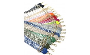 Jacquard Shoulder Strap - Tribal-Inspired Design